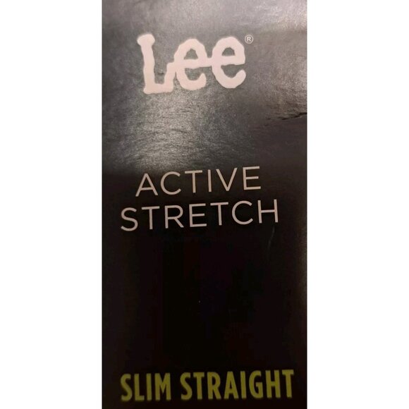 Lee NEW Men's Beige Active Stretch Motion Flex Slim Straight Pants 42x30 - Picture 6 of 8